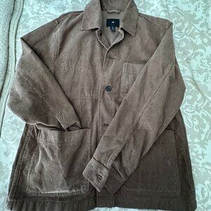 H&M Corduroy Jacket, Size L, Gray